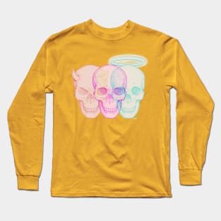 3 Skulls Long Sleeve T-Shirt